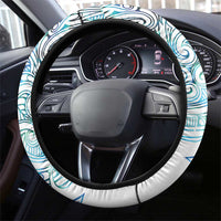 Kahui Whetu Paua shell Kowhaiwhai Taniko Steering Wheel Cover Taniwha Maori Tribal Style