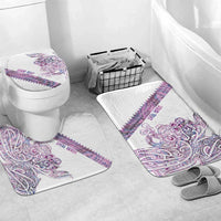 Mawhero Paua shell Kowhaiwhai Taniko Personalised Bathroom Set Taniwha Maori Tribal Style
