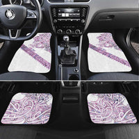 Mawhero Paua shell Kowhaiwhai Taniko Personalised Car Mats Taniwha Maori Tribal Style