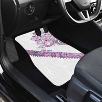 Mawhero Paua shell Kowhaiwhai Taniko Personalised Car Mats Taniwha Maori Tribal Style
