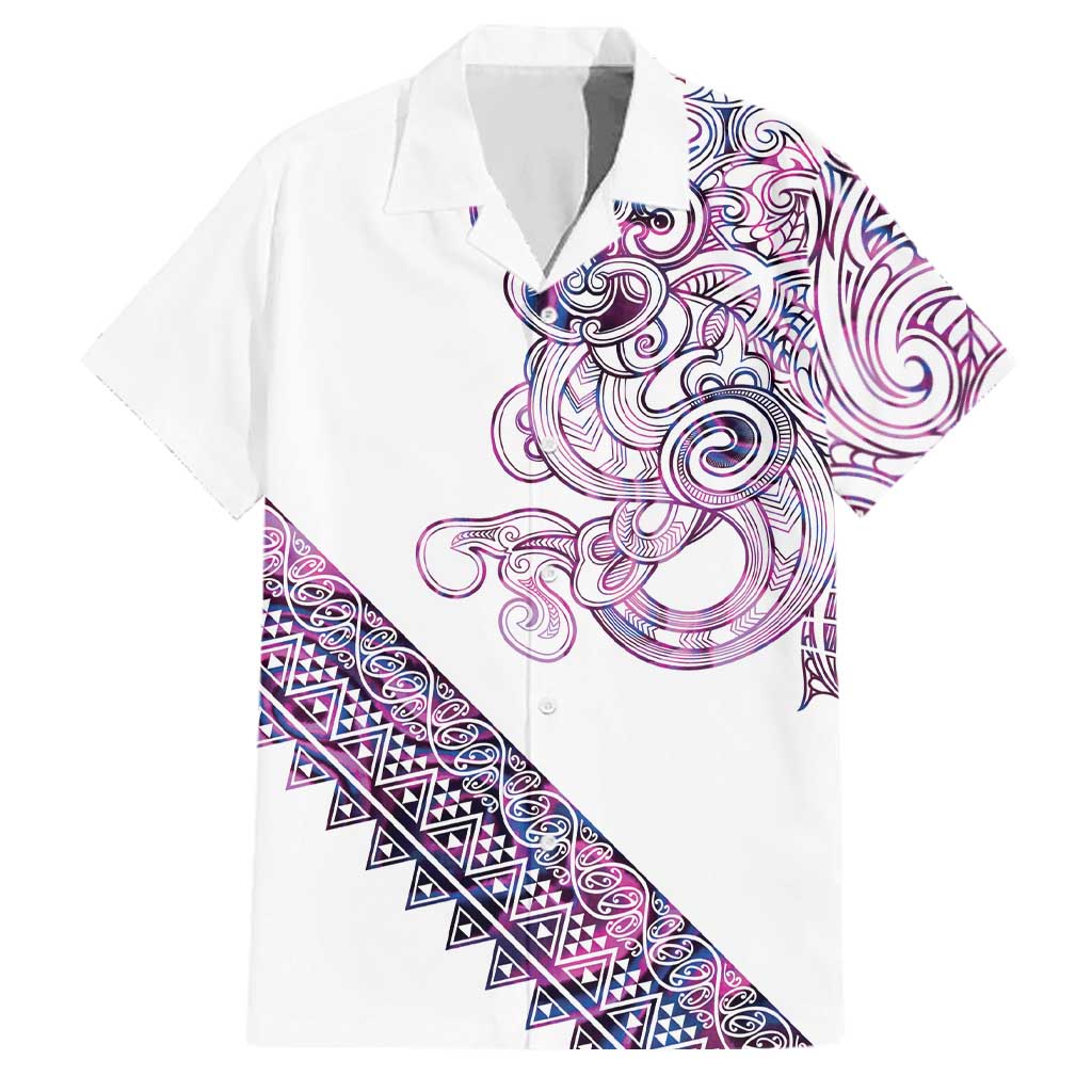 Mawhero Paua shell Kowhaiwhai Taniko Personalised Family Matching Tank Maxi Dress and Hawaiian Shirt Taniwha Maori Tribal Style