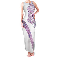 Mawhero Paua shell Kowhaiwhai Taniko Personalised Family Matching Tank Maxi Dress and Hawaiian Shirt Taniwha Maori Tribal Style