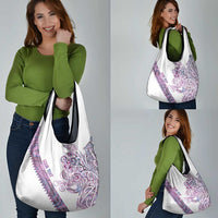 Mawhero Paua shell Kowhaiwhai Taniko Personalised Grocery Bag Taniwha Maori Tribal Style