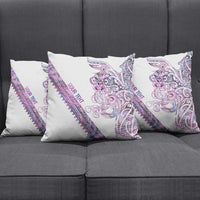 Mawhero Paua shell Kowhaiwhai Taniko Personalised Pillow Cover Taniwha Maori Tribal Style
