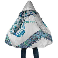 Kahui Whetu Paua shell Kowhaiwhai Taniko Personalised Cloak Turtle Tattoo Maori Tribal Style LT9 Unisex Blue - Polynesian Pride