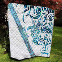 Kahui Whetu Paua shell Kowhaiwhai Taniko Personalised Quilt Turtle Tattoo Maori Tribal Style LT9 - Polynesian Pride