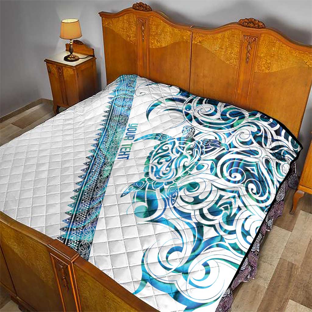 Kahui Whetu Paua shell Kowhaiwhai Taniko Personalised Quilt Turtle Tattoo Maori Tribal Style LT9 - Polynesian Pride
