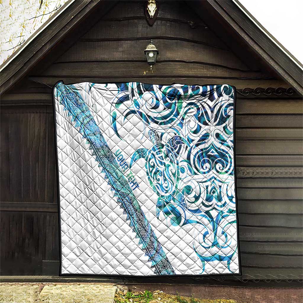 Kahui Whetu Paua shell Kowhaiwhai Taniko Personalised Quilt Turtle Tattoo Maori Tribal Style LT9 - Polynesian Pride