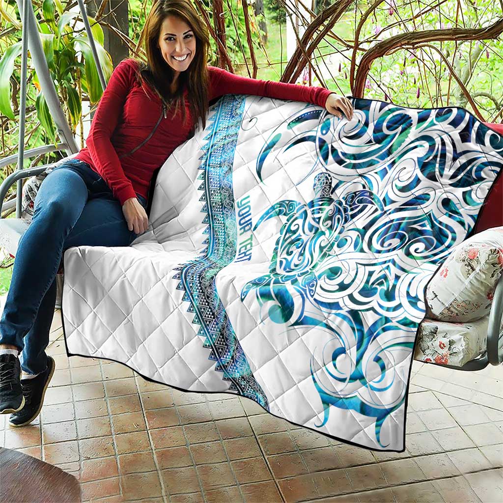 Kahui Whetu Paua shell Kowhaiwhai Taniko Personalised Quilt Turtle Tattoo Maori Tribal Style LT9 - Polynesian Pride
