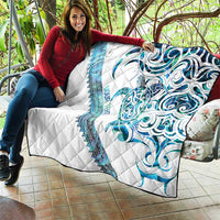 Kahui Whetu Paua shell Kowhaiwhai Taniko Personalised Quilt Turtle Tattoo Maori Tribal Style LT9 - Polynesian Pride
