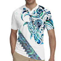 Kahui Whetu Paua shell Kowhaiwhai Taniko Personalised Rugby Jersey Turtle Tattoo Maori Tribal Style