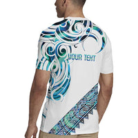 Kahui Whetu Paua shell Kowhaiwhai Taniko Personalised Rugby Jersey Turtle Tattoo Maori Tribal Style