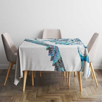Kahui Whetu Paua shell Kowhaiwhai Taniko Personalised Tablecloth Turtle Tattoo Maori Tribal Style
