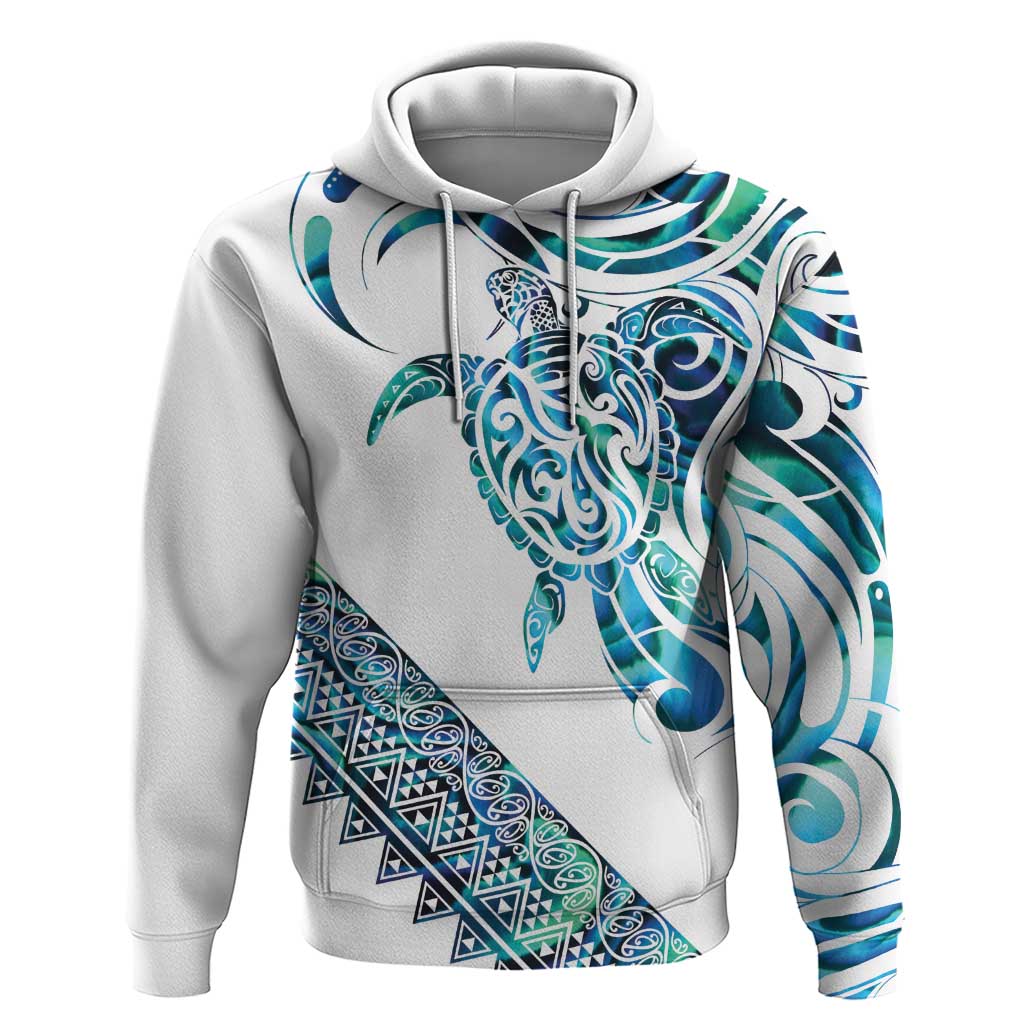 Kahui Whetu Paua shell Kowhaiwhai Taniko Personalised Zip Hoodie Turtle Tattoo Maori Tribal Style