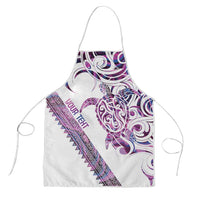 Mawhero Paua shell Kowhaiwhai Taniko Personalised Apron Turtle Tattoo Maori Tribal Style