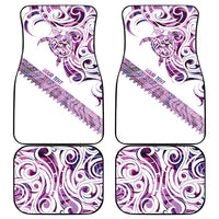 Mawhero Paua shell Kowhaiwhai Taniko Personalised Car Mats Turtle Tattoo Maori Tribal Style LT9 - Polynesian Pride