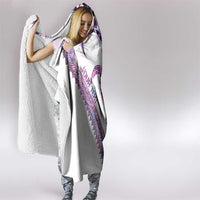 Mawhero Paua shell Kowhaiwhai Taniko Personalised Hooded Blanket Turtle Tattoo Maori Tribal Style