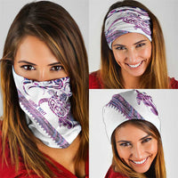 Mawhero Paua shell Kowhaiwhai Taniko Personalised Neck Gaiter Turtle Tattoo Maori Tribal Style