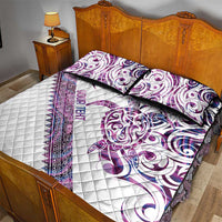Mawhero Paua shell Kowhaiwhai Taniko Personalised Quilt Bed Set Turtle Tattoo Maori Tribal Style LT9 - Polynesian Pride