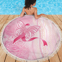 Breast Cancer Awareness Beach Blanket Maile Pikake Lokelani Crown Flower Lei Inspired