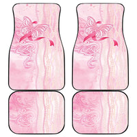 Breast Cancer Awareness Car Mats Maile Pikake Lokelani Crown Flower Lei Inspired LT9 - Polynesian Pride