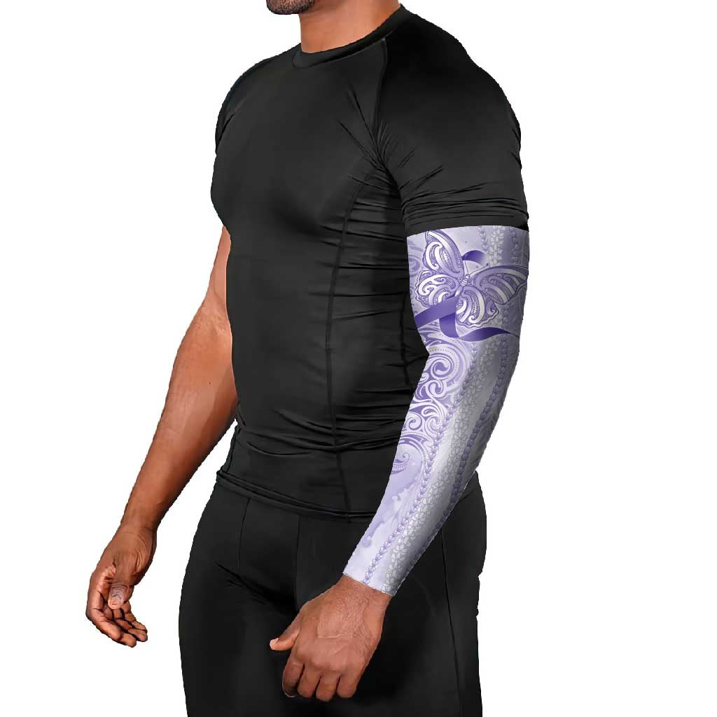 Epilepsy Awareness Arm Sleeves Maile Pikake Lokelani Crown Flower Lei Inspired