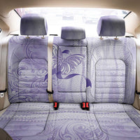 Epilepsy Awareness Back Car Seat Cover Maile Pikake Lokelani Crown Flower Lei Inspired