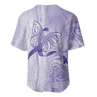 Epilepsy Awareness Baseball Jersey Maile Pikake Lokelani Crown Flower Lei Inspired LT9 - Polynesian Pride