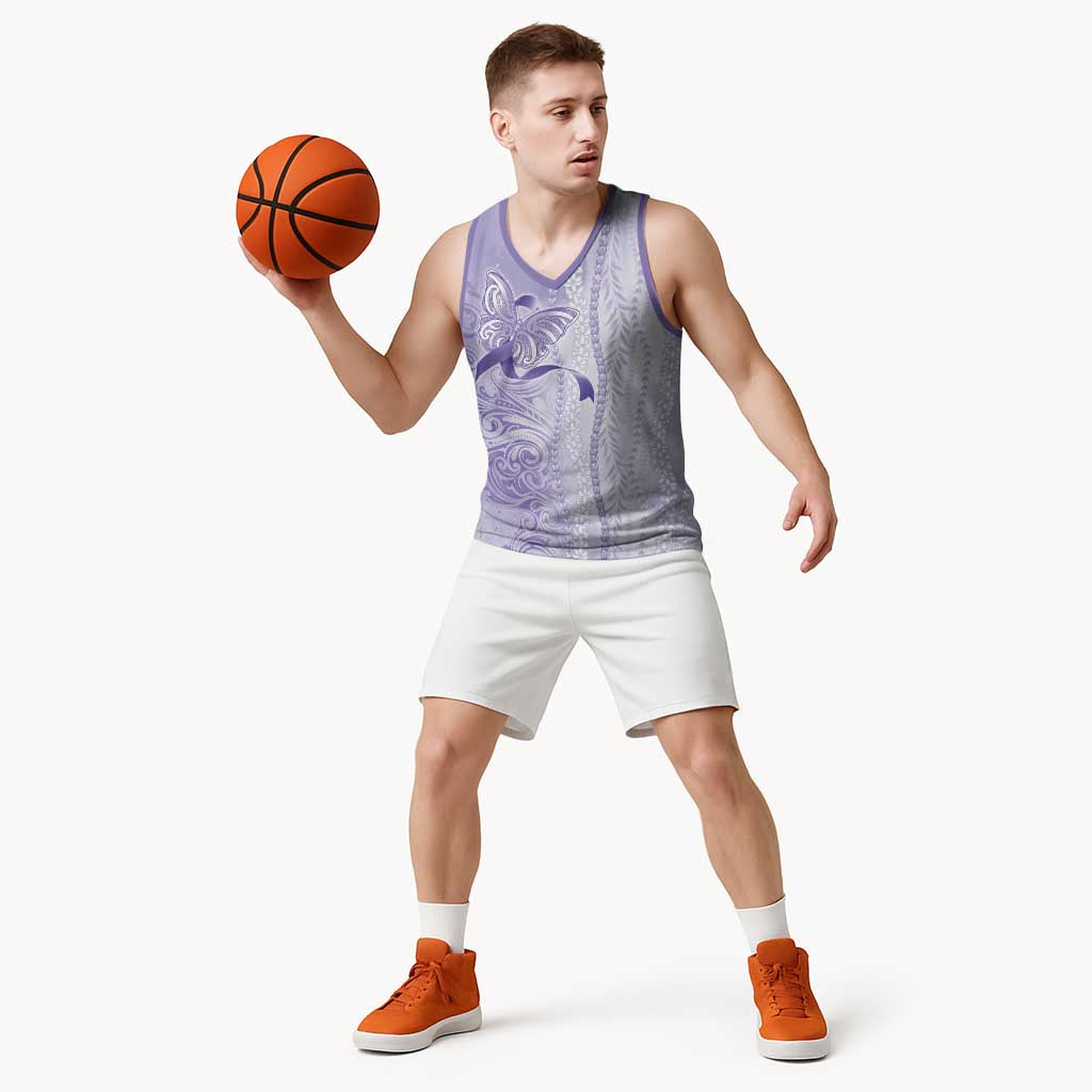 Epilepsy Awareness Basketball Jersey Maile Pikake Lokelani Crown Flower Lei Inspired
