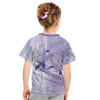 Epilepsy Awareness Kid T Shirt Maile Pikake Lokelani Crown Flower Lei Inspired