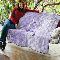 Epilepsy Awareness Quilt Maile Pikake Lokelani Crown Flower Lei Inspired