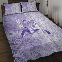 Epilepsy Awareness Quilt Bed Set Maile Pikake Lokelani Crown Flower Lei Inspired