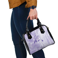 Epilepsy Awareness Shoulder Handbag Maile Pikake Lokelani Crown Flower Lei Inspired