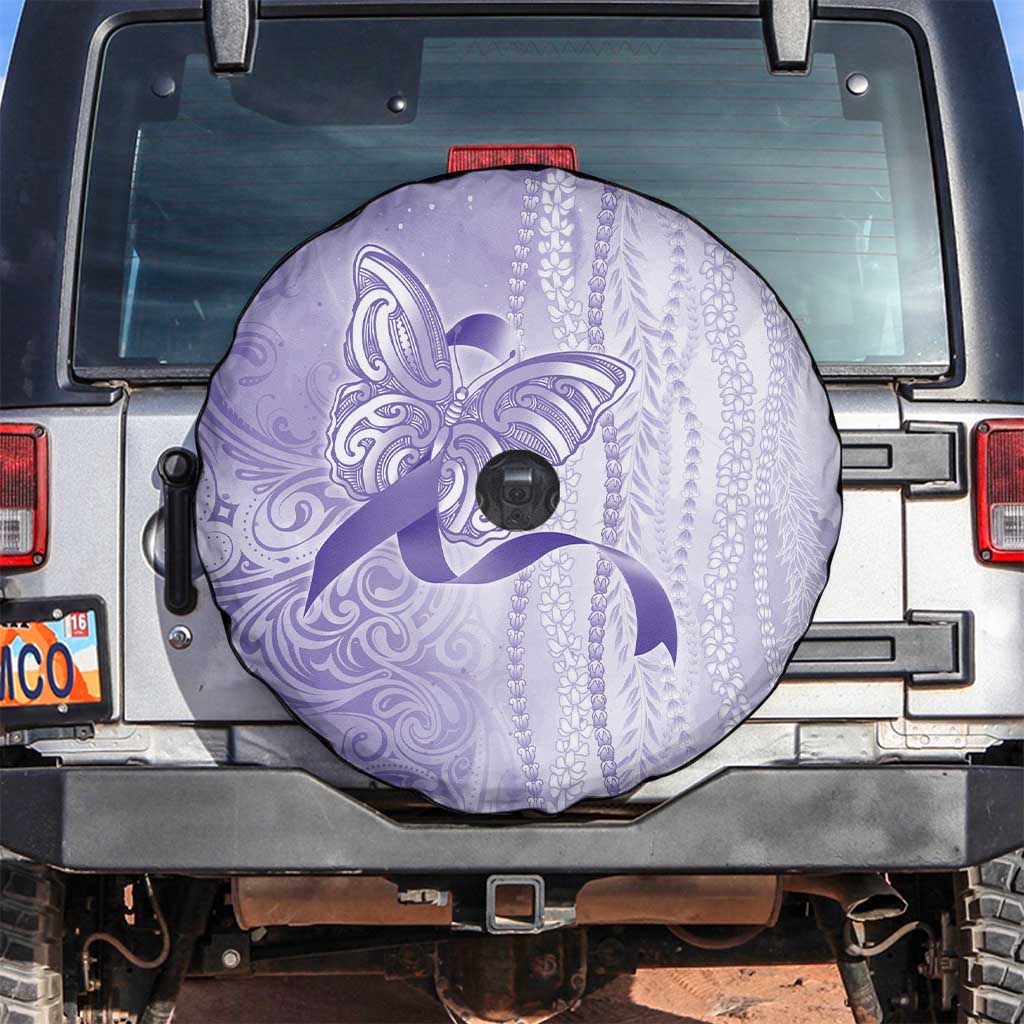 Epilepsy Awareness Spare Tire Cover Maile Pikake Lokelani Crown Flower Lei Inspired