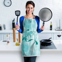 PTSD Awareness Apron Maile Pikake Lokelani Crown Flower Lei Inspired