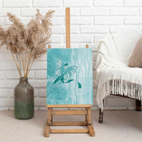 PTSD Awareness Canvas Wall Art Maile Pikake Lokelani Crown Flower Lei Inspired