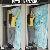 PTSD Awareness Door Cover Maile Pikake Lokelani Crown Flower Lei Inspired