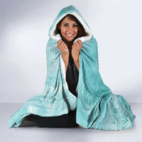 PTSD Awareness Hooded Blanket Maile Pikake Lokelani Crown Flower Lei Inspired LT9 - Polynesian Pride