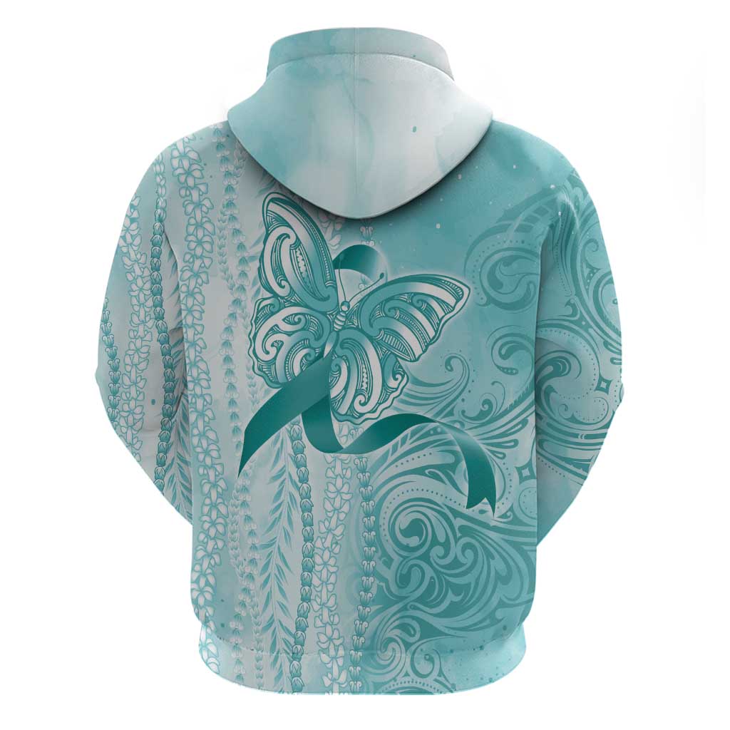 PTSD Awareness Hoodie Maile Pikake Lokelani Crown Flower Lei Inspired