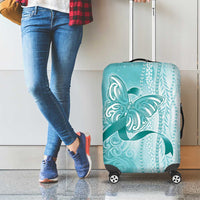 PTSD Awareness Luggage Cover Maile Pikake Lokelani Crown Flower Lei Inspired