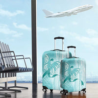 PTSD Awareness Luggage Cover Maile Pikake Lokelani Crown Flower Lei Inspired