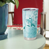 PTSD Awareness Tumbler Cup Maile Pikake Lokelani Crown Flower Lei Inspired