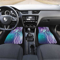 Suicide Prevention Awareness Car Mats Maile Pikake Lokelani Crown Flower Lei Inspired