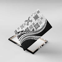 Black Hawaiian Quilt Pattern Canvas Wall Art Mixed Polynesian Tribal Arty