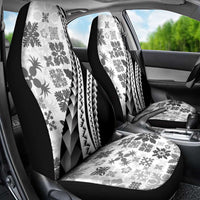 Black Hawaiian Quilt Pattern Car Seat Cover Mixed Polynesian Tribal Arty