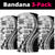 Black Hawaiian Quilt Pattern Neck Gaiter Mixed Polynesian Tribal Arty - Polynesian Pride