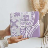 Purple Hawaiian Quilt Pattern Wrapping Paper Mixed Polynesian Tribal Arty - Polynesian Pride