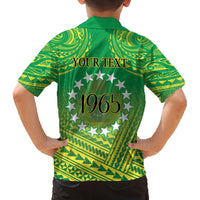 Cook Islands Constitution Day Family Matching Tank Maxi Dress and Hawaiian Shirt Kuki Airani Since 1965