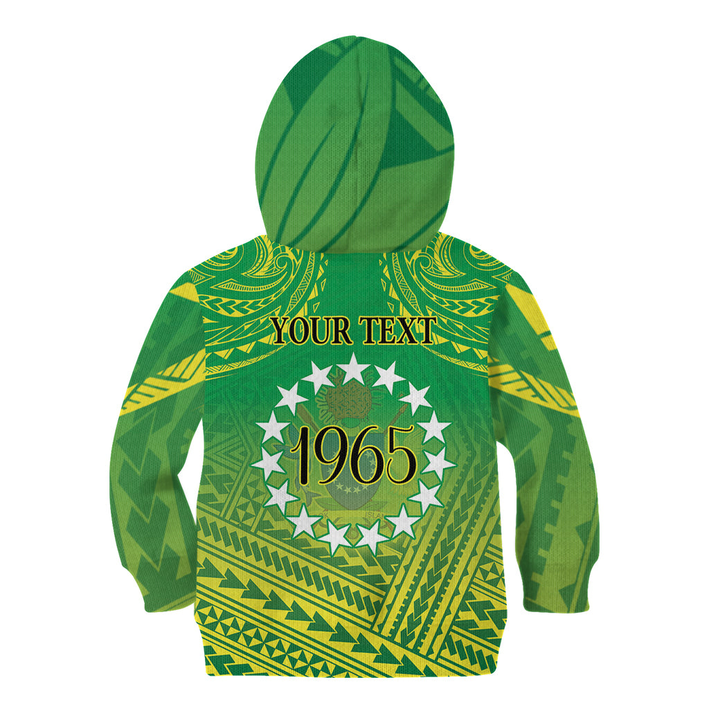 Cook Islands Constitution Day Kid Hoodie Kuki Airani Since 1965