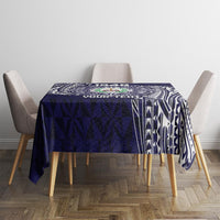 Personalised Tonga Sia'atoutai Theological College Tablecloth Since 1948 Special Kupesi Pattern